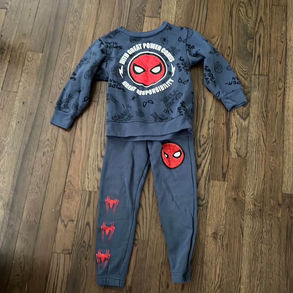 Spider-Man sweat suit